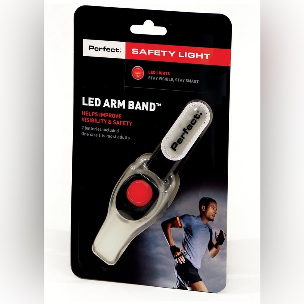 🆕 Perfect Fitness LED Lighted Armband for Increased Visibility. OSFM